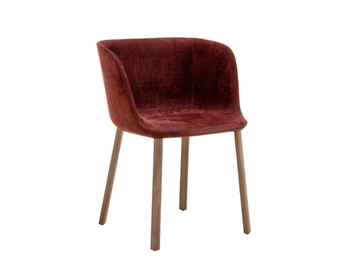 ESSE - Fabric chair with armrests by PIANCA - view 2