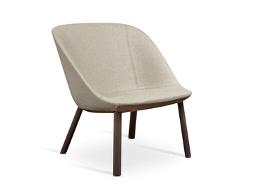 ESSE LOUNGE - Fabric armchair with removable cover by PIANCA - view 2