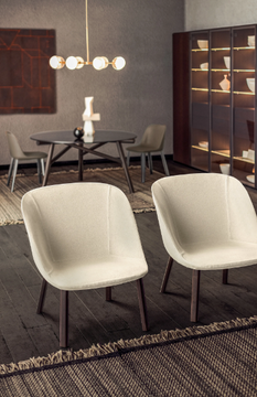 ESSE LOUNGE - Fabric armchair with removable cover by PIANCA - view 3