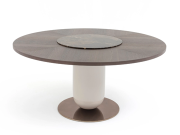 ETTORE - Wooden table with Lazy Susan by PIANCA - view 3