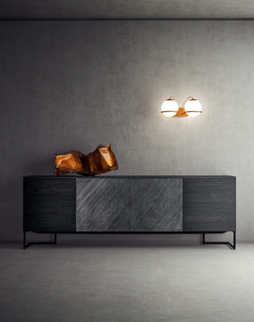 GRAFICA - Wooden sideboard with doors by PIANCA - view 3