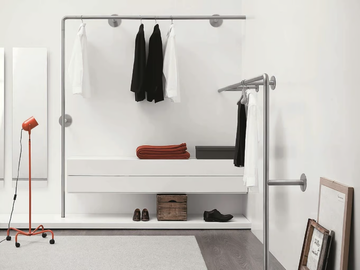 SNAKE - Sectional steel walk-in wardrobe by PIANCA - view 3
