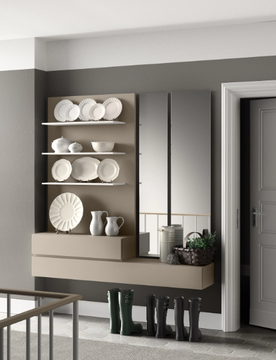 PEOPLE P203 - Sectional wall-mounted storage wall by PIANCA - view 2
