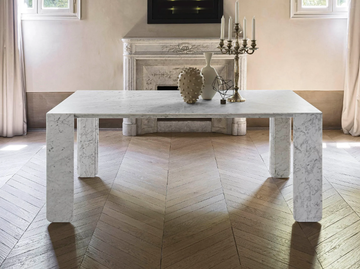 CORINTO - Rectangular Carrara marble table by PIANCA - view 3