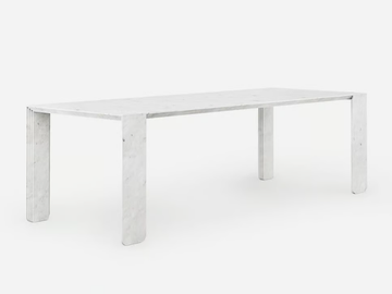 CORINTO - Rectangular Carrara marble table by PIANCA - view 2