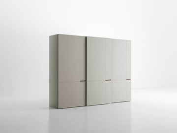 CREA - Lacquered wooden wardrobe by PIANCA - view 3