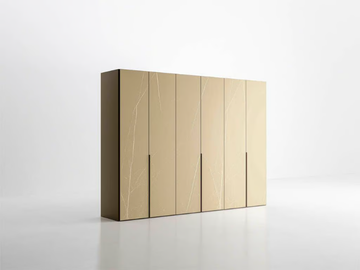 CORNICE - Lacquered wooden wardrobe by PIANCA - view 3