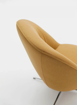 ELLA - Swivel fabric armchair with 4-spoke base by PIANCA - view 3