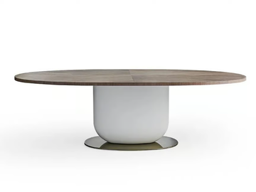 ETTORE - Eliptical marble table by PIANCA - view 2