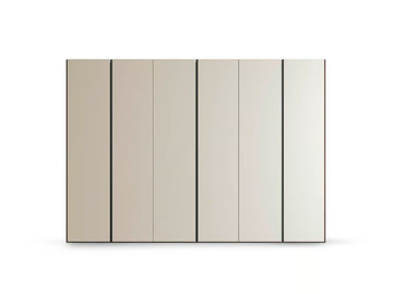 NASTRO - Lacquered wardrobe with sliding doors by PIANCA - view 2