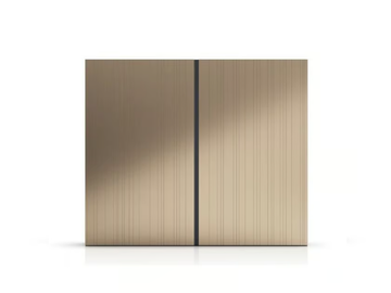 RAGGIO - Lacquered wood and glass wardrobe by PIANCA - view 2