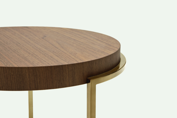 SERVOGIRO - Round wooden side table by PIANCA - view 3