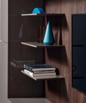SPAZIO 02 - Sectional wooden storage wall by PIANCA - view 3