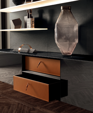 SPAZIO 05 - Sectional wooden storage wall by PIANCA - view 3
