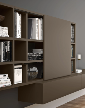 SPAZIOTECA SP024 - Sectional wall-mounted storage wall by PIANCA - view 3