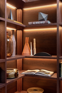 BOOKCASES - Corner sectional wooden bookcase by PIANCA - view 3