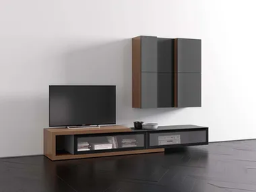 SPAZIO S411 - Sectional modular storage wall by PIANCA - view 2