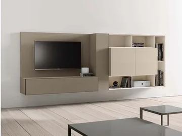 SPAZIO S430 - Sectional wall-mounted storage wall by PIANCA - view 2