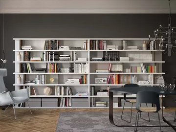 SPAZIOTECA SP028 - Open bookcase by PIANCA - view 2