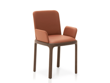 INARI - Upholstered leather chair by PIANCA - view 2