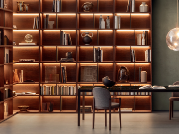 BOOKCASES - Corner sectional wooden bookcase by PIANCA - view 2