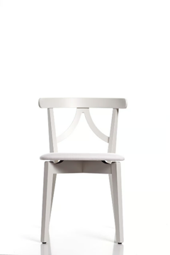 AMBRA 00 C1 - Solid wood chair with integrated cushion by PIANI - view 3