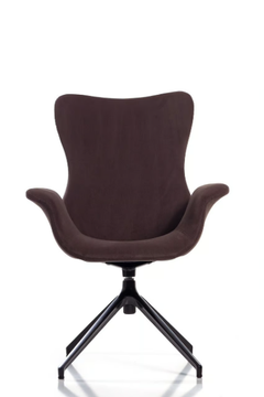 TULIP 14 L3 - Swivel trestle-based fabric armchair by PIANI - view 3