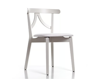 AMBRA 00 C1 - Solid wood chair with integrated cushion by PIANI - view 2