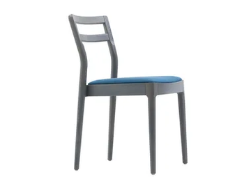 GIO 01 C1 - Solid wood chair with integrated cushion by PIANI - view 2