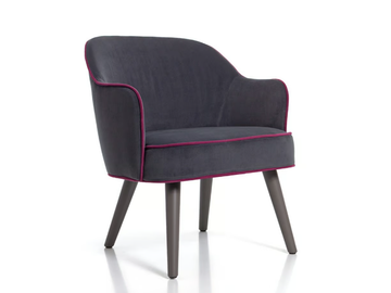 SVEVA 00 L3 - Upholstered fabric easy chair with armrests by PIANI - view 2
