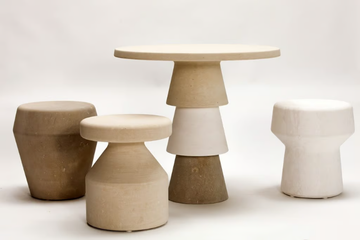 BAL - Lecce stone garden stool by PIMAR - view 3