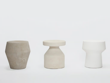 GAS - Lecce stone garden stool by PIMAR - view 3