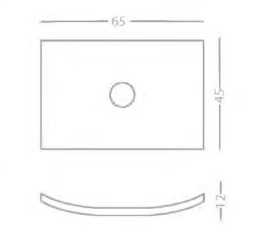 L24 - Countertop single lecce stone washbasin by PIMAR - view 3