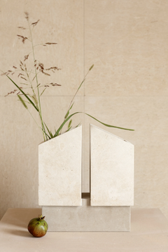GIRASOLE - Lecce stone vase by PIMAR - view 3
