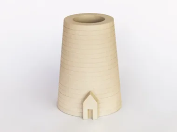 PAGLIARA - Lecce stone vase by PIMAR - view 2