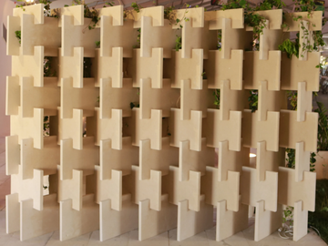 INTERSEZIONE - Lecce stone room divider by PIMAR - view 2