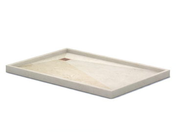 P28 - Built-in rectangular lecce stone shower tray by PIMAR - view 2
