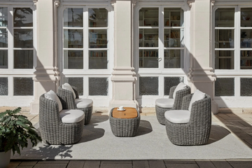 HERITAGE - Garden Shintotex® easy chair with armrests by POINT - view 3