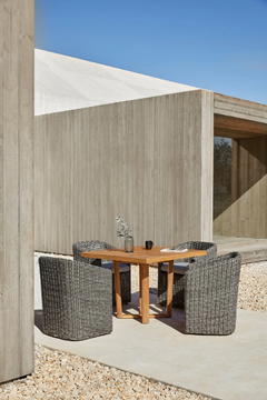 HERITAGE - Square teak garden table by POINT - view 3