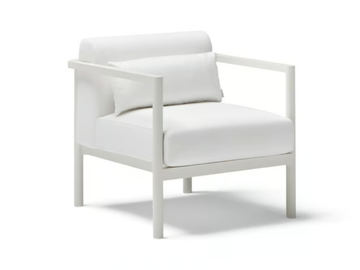 ORIGIN - Fabric garden armchair with armrests by POINT - view 2