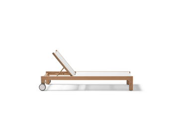 KAHN - Recliner Batyline® and TechTeak sun lounger with castors by POINT - view 3