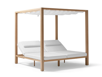 KAHN - Canopy TechTeak and fabric garden bed by POINT - view 2