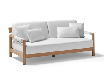 KUBIK - 2 seater fabric garden sofa by POINT - view 2