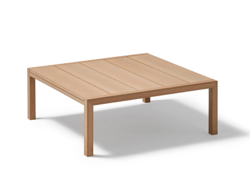 KUBIK - Square TechTeak garden side table by POINT - view 2
