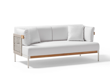 LEGACY - 2 seater rope and fabric garden sofa by POINT - view 3