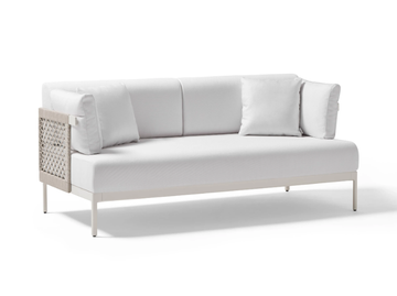 LEGACY - 2 seater rope and fabric garden sofa by POINT - view 2
