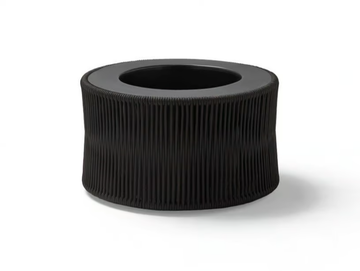 WEAVE - High round rope planter by POINT - view 2