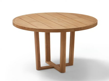 HERITAGE - Round teak garden table by POINT - view 2