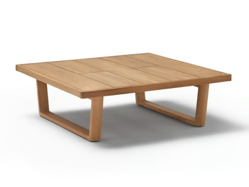 HERITAGE - Square teak garden side table by POINT - view 2