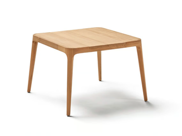 PARALEL - Square teak garden table by POINT - view 2